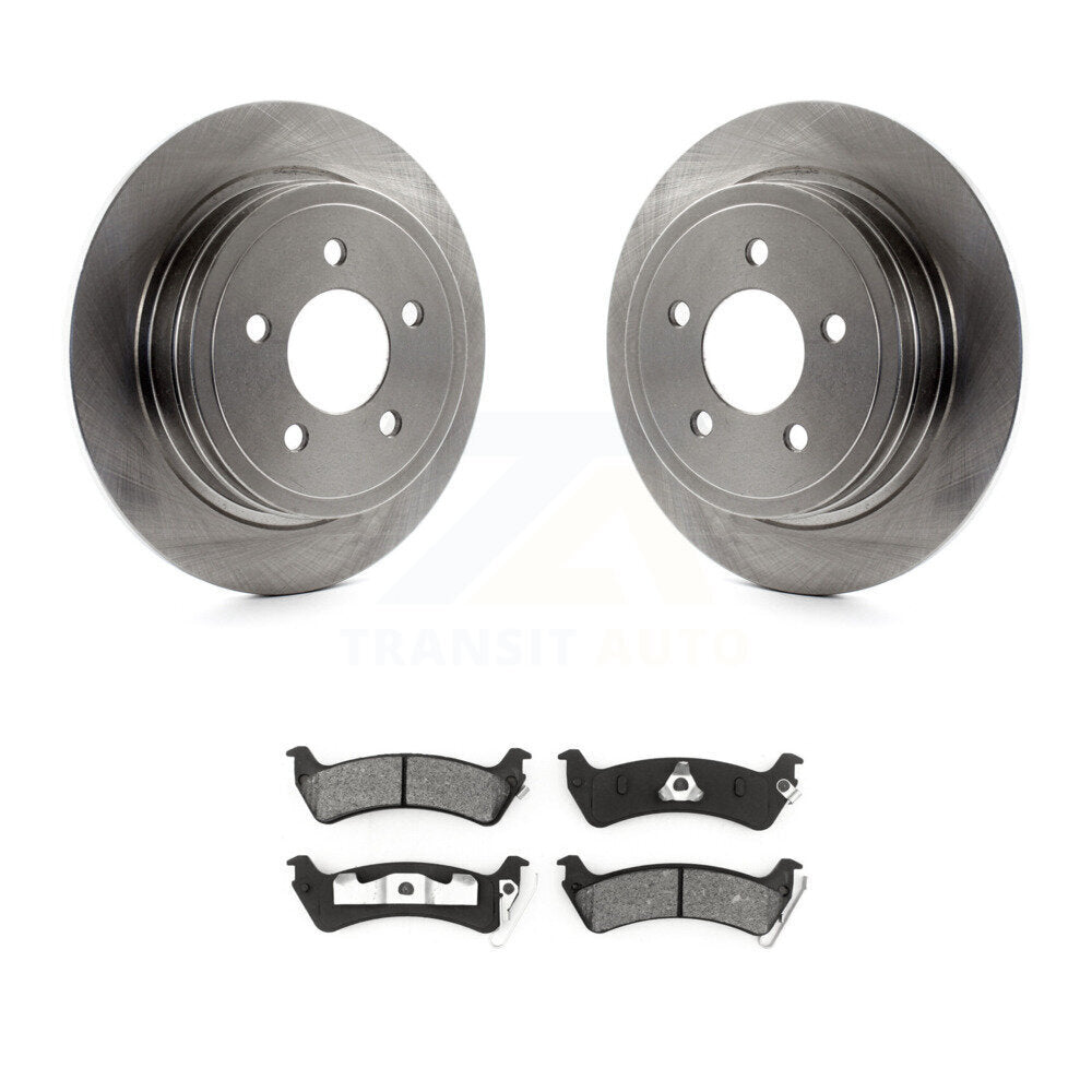 Kit de disques de frein à disque arrière et plaquettes semi-métalliques pour Ford Explorer Sport Trac