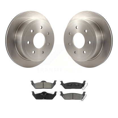Kit de disques de frein à disque arrière et plaquettes semi-métalliques pour Ford F-150 Lincoln Mark L