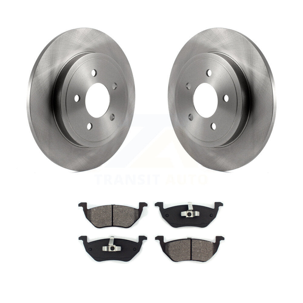 Kit de rotor de frein arrière et de plaquettes semi-métalliques pour Ford Escape Mazda Tribute Mercur