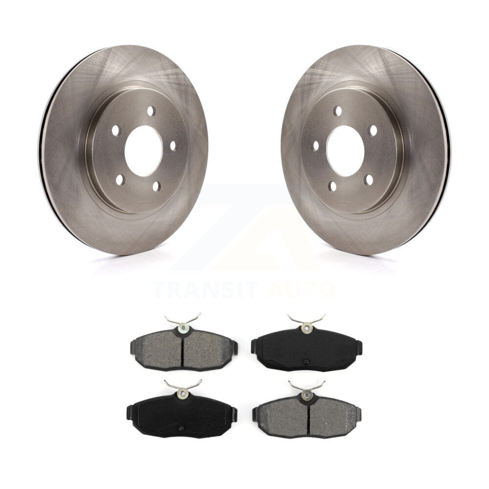 Kit de disques de frein à disque arrière et plaquettes semi-métalliques pour Ford Mustang K8S-101617