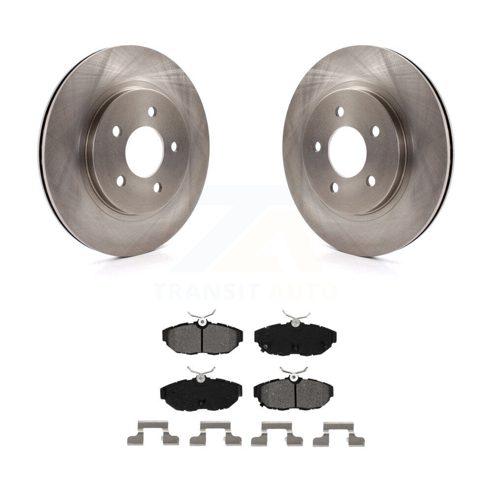 Kit de disques de frein à disque arrière et plaquettes semi-métalliques pour Ford Mustang K8S-101618