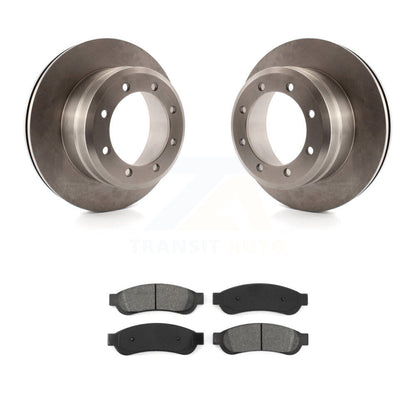 Kit de rotor de frein arrière et de plaquettes semi-métalliques pour Ford F-350 Super Duty F-250 F-45