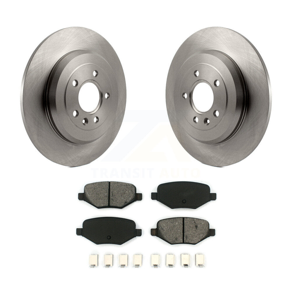 Kit de rotor de frein arrière et de plaquettes semi-métalliques pour Ford Explorer Edge Flex Lincoln MK