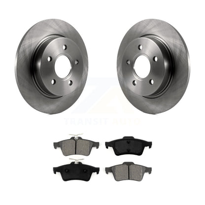 Kit de disques de frein à disque arrière et plaquettes semi-métalliques pour Ford Focus K8S-101636