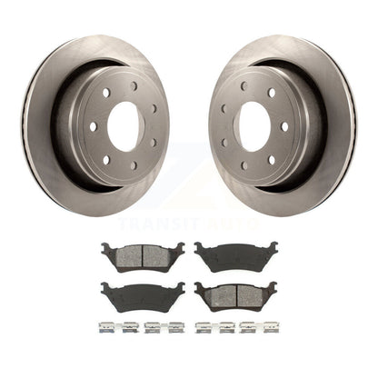 Rotors de frein arrière et kit de plaquettes semi-métalliques pour Ford F-150 12-14 avec roue à 7 écrous