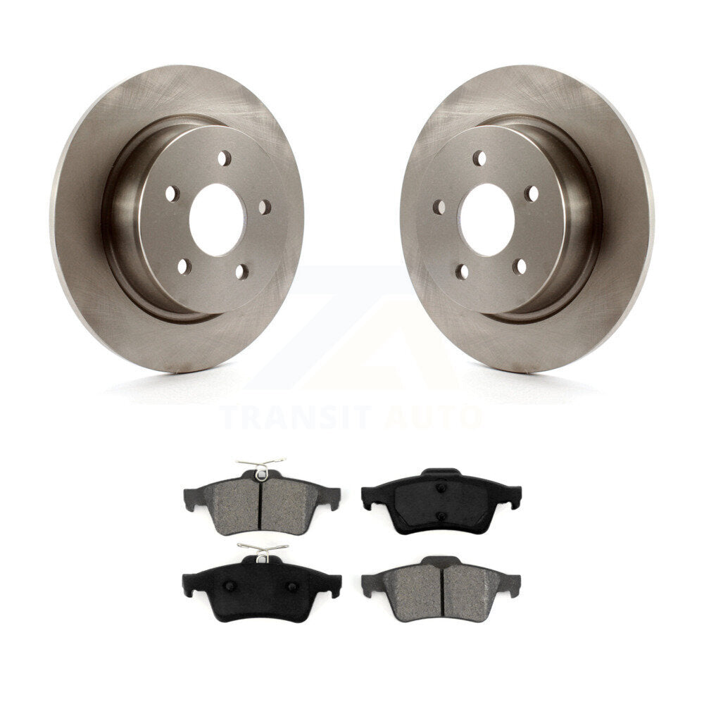 Kit de rotor de frein arrière et de plaquettes semi-métalliques pour Ford Escape Transit Connect C-Ma