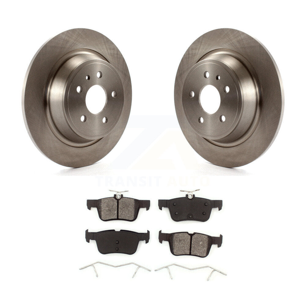 Rotors de frein arrière et Kit de plaquettes semi-métalliques pour Ford Escape Fusion Lincoln MKC MK