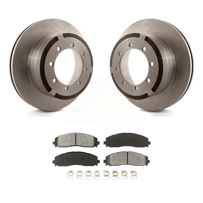 Kit de rotor de frein arrière et de plaquettes semi-métalliques pour Ford F-350 Super Duty F-250 F-45