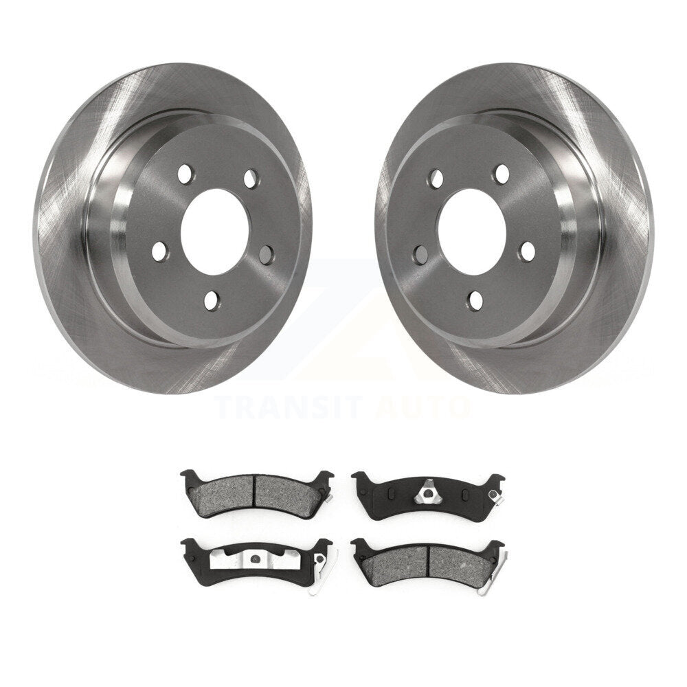 Kit de disques de frein à disque arrière et plaquettes semi-métalliques pour Jeep Grand Cherokee