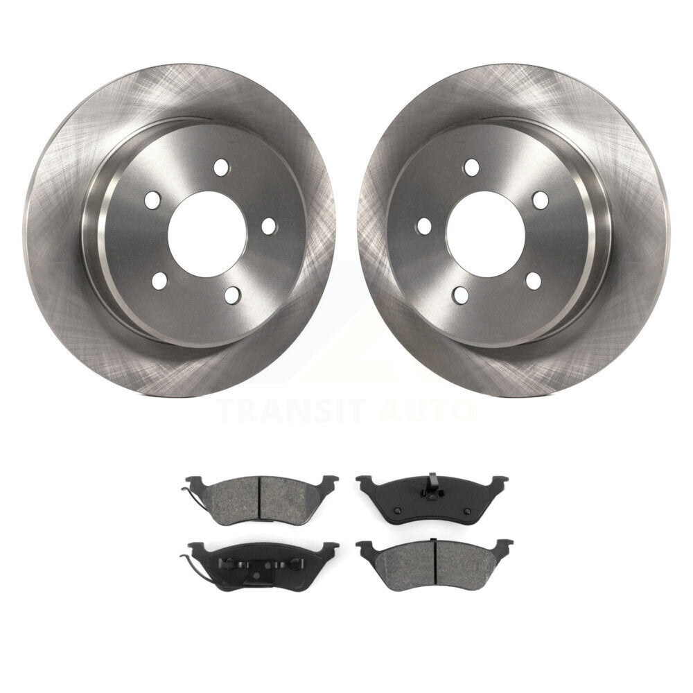 Kit de rotor de frein arrière et de plaquettes semi-métalliques pour Dodge Grand Caravan Chrysler Town