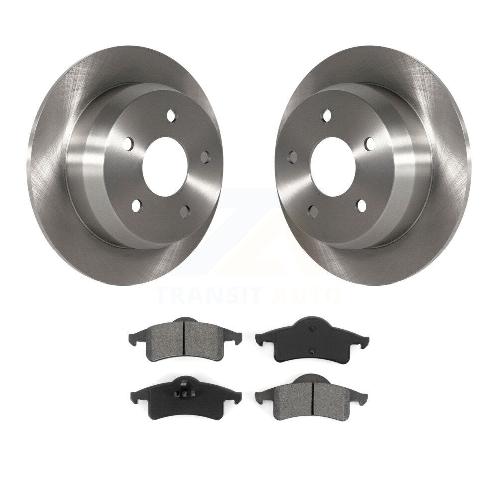 Rotors de frein à disque arrière et kit de plaquettes semi-métalliques pour Jeep Grand Cheroke 1999-2004