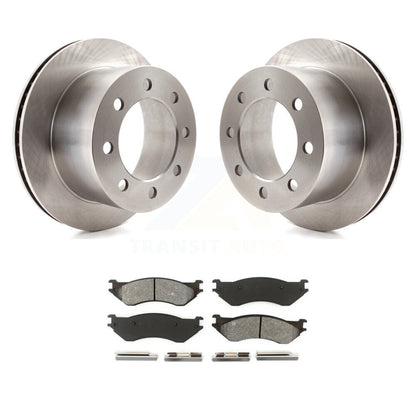 Rotors de frein à disque arrière et kit de plaquettes semi-métalliques pour Dodge Ram 2001 2002 2500 350