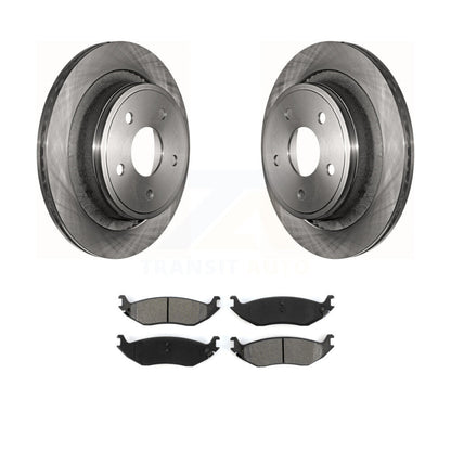 Kit de disques de frein à disque arrière et plaquettes semi-métalliques pour Dodge Ram 1500 K8S-101658