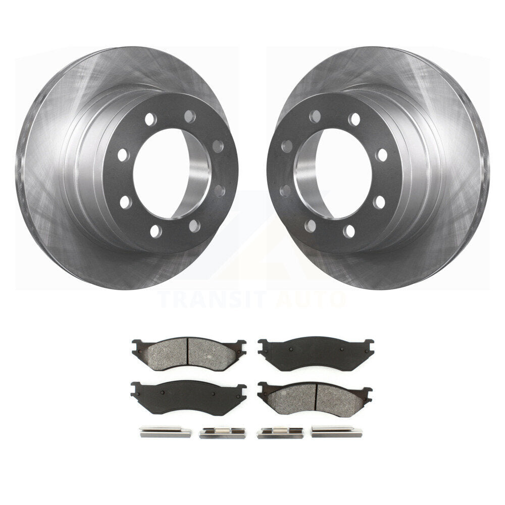 Kit de rotors de frein à disque arrière et plaquettes semi-métalliques pour Dodge Ram 1500 3500 2500