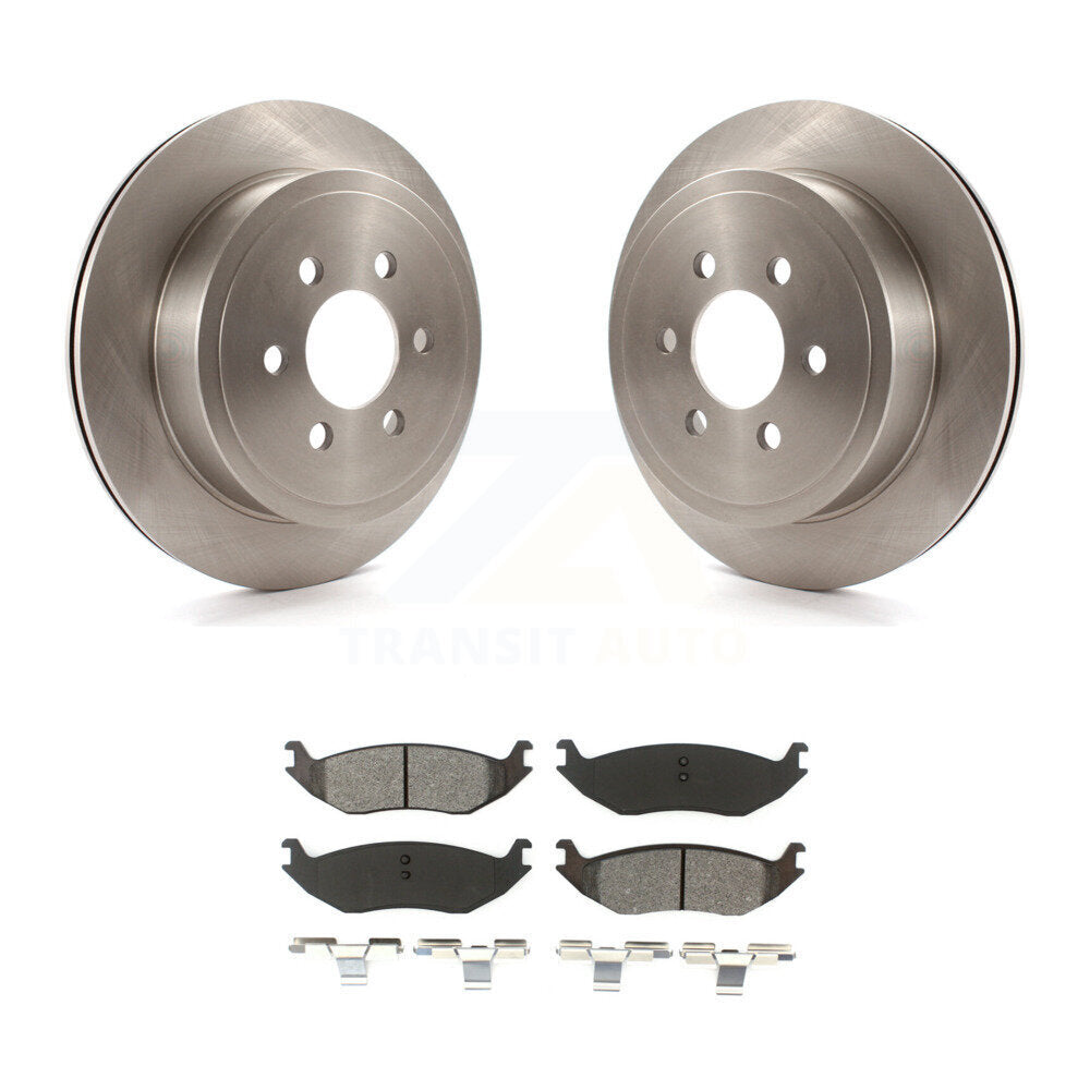 Kit de rotors de frein à disque arrière et de plaquettes semi-métalliques pour Dodge Durango 2003