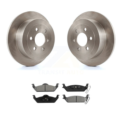 Kit de disques de frein à disque arrière et plaquettes semi-métalliques pour Dodge Dakota 2003-2004