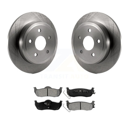 Rotors de frein à disque arrière et Kit de plaquettes semi-métalliques pour Jeep Grand Cherokee Commande