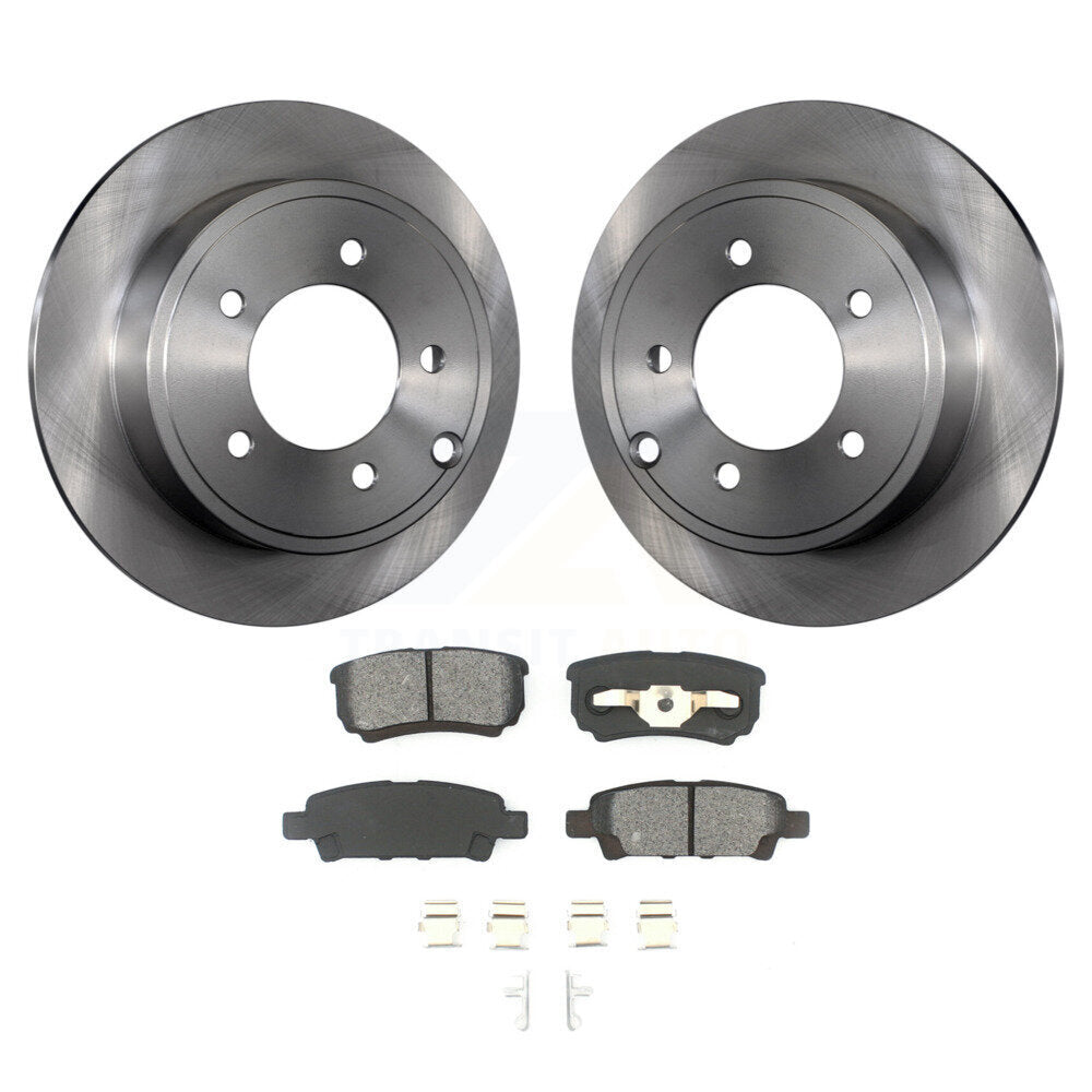 Kit de plaquettes de frein semi-métalliques pour Rotors de frein arrière, pour Jeep Mitsubishi Lancer Patriot Dodg