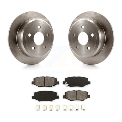 Kit de disques de frein à disque arrière et plaquettes semi-métalliques pour Jeep Wrangler JK