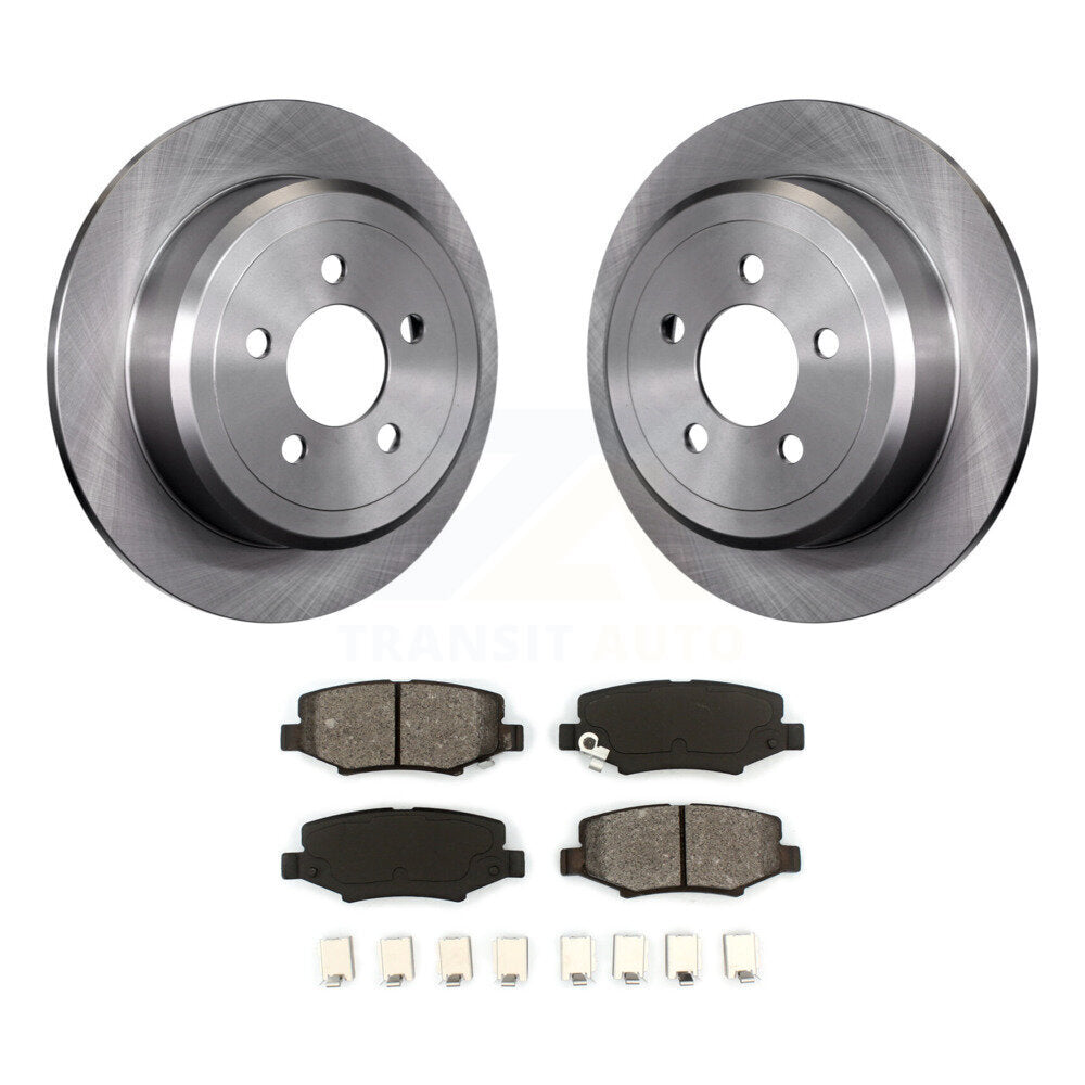 Kit de disques de frein à disque arrière et plaquettes semi-métalliques pour Jeep Liberty Dodge Nitro