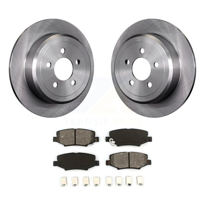 Kit de disques de frein à disque arrière et plaquettes semi-métalliques pour Jeep Liberty Dodge Nitro