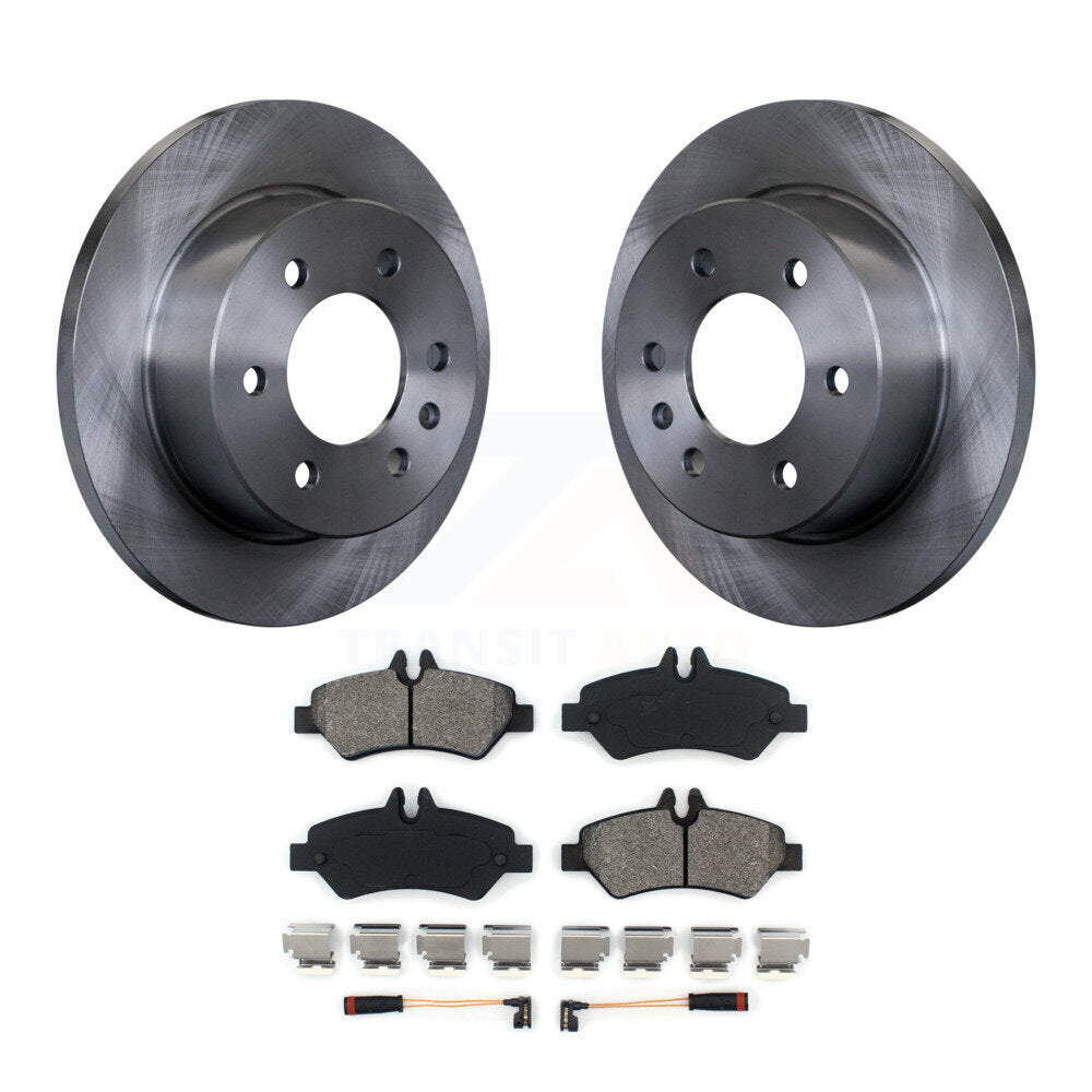 Kit de rotor de frein arrière et de plaquettes semi-métalliques pour Sprinter 2500 Mercedes-Benz Dodge