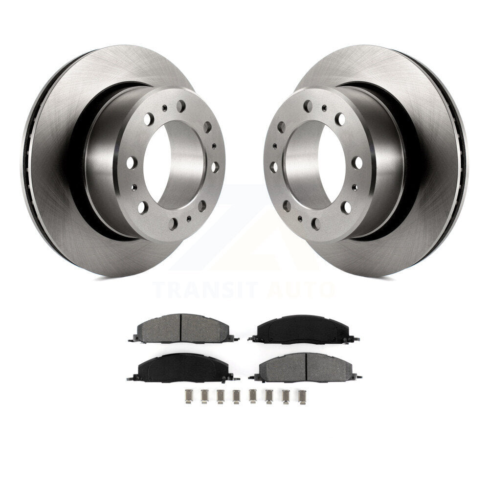 Kit de rotors de frein à disque arrière et plaquettes semi-métalliques pour Ram 3500 2500 1500 Dodge