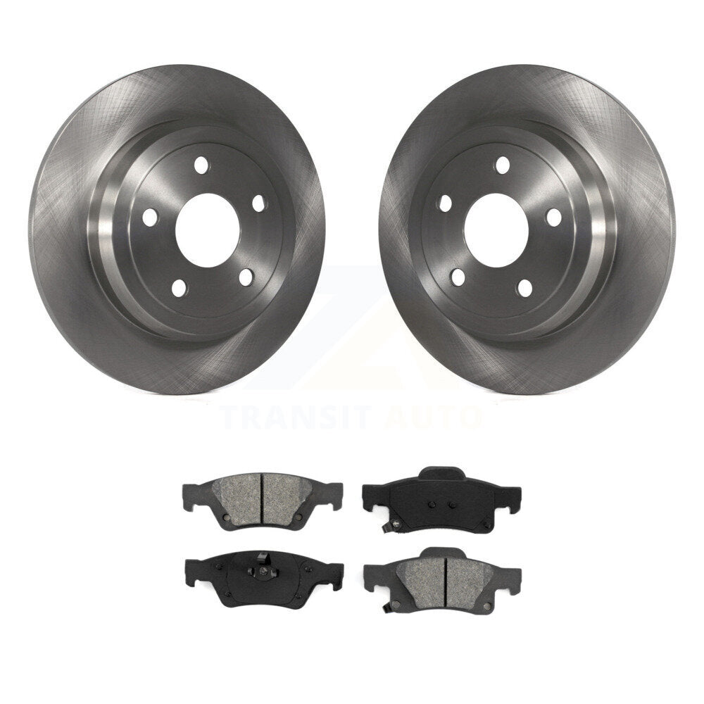 Kit de rotor de frein arrière et de plaquettes semi-métalliques pour Dodge Durango Jeep Grand Cheroke