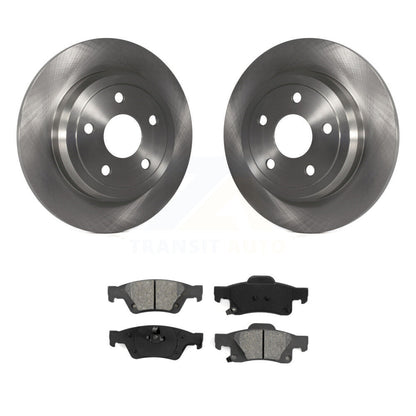 Kit de rotor de frein arrière et de plaquettes semi-métalliques pour Dodge Durango Jeep Grand Cheroke