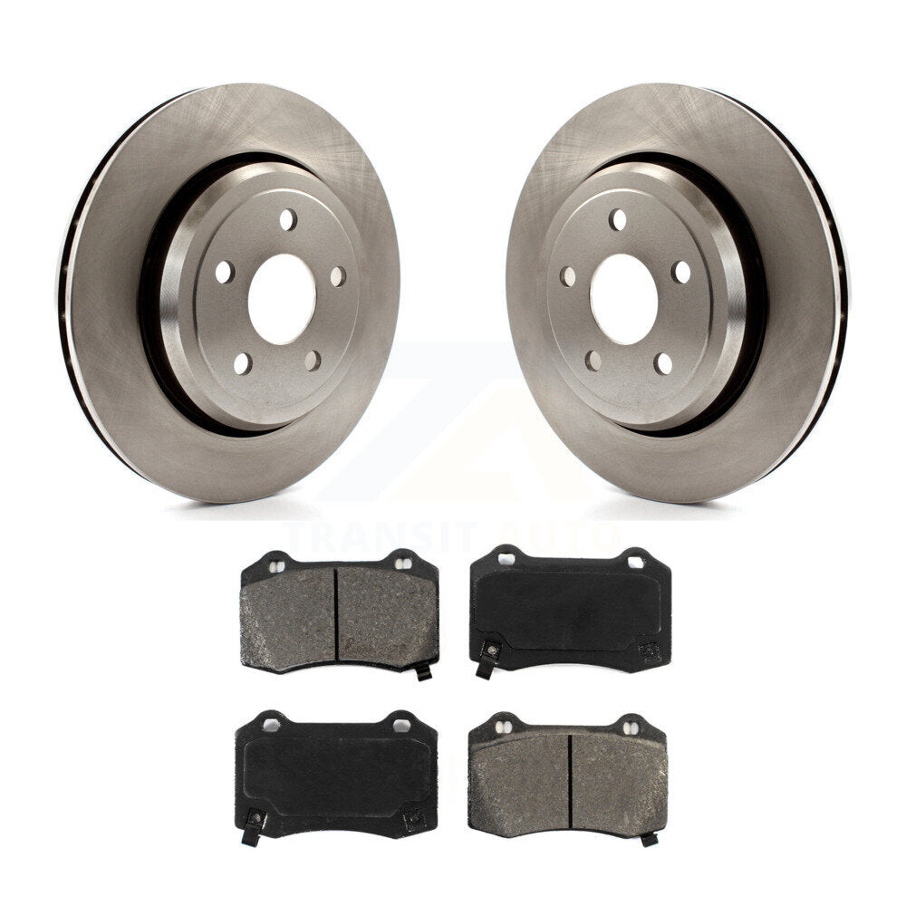 Kit de rotor de frein arrière et de plaquettes semi-métalliques pour Jeep Grand Cherokee Dodge Durang