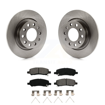 Kit de disques de frein à disque arrière et plaquettes semi-métalliques pour Dodge Dart 2013-2016