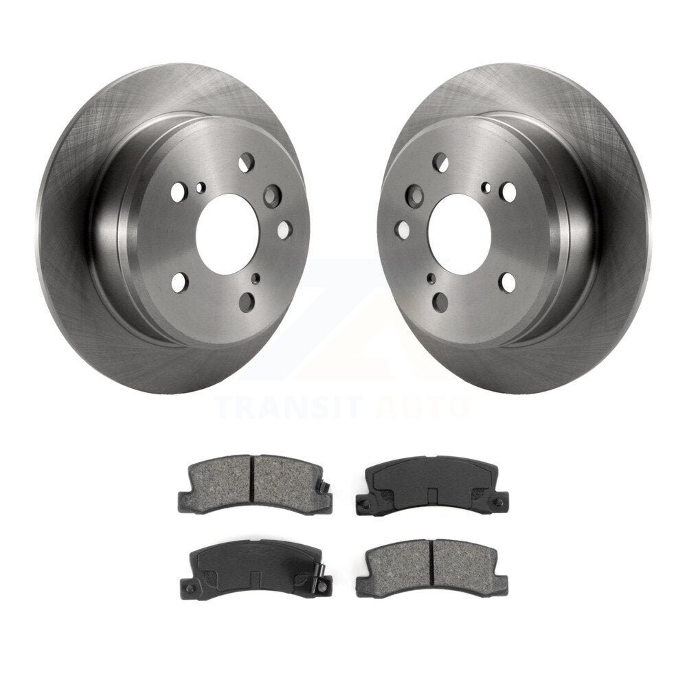 Kit de plaquettes de frein à disque arrière, Rotors semi-métalliques, pour Toyota Camry Solara Lexus ES30