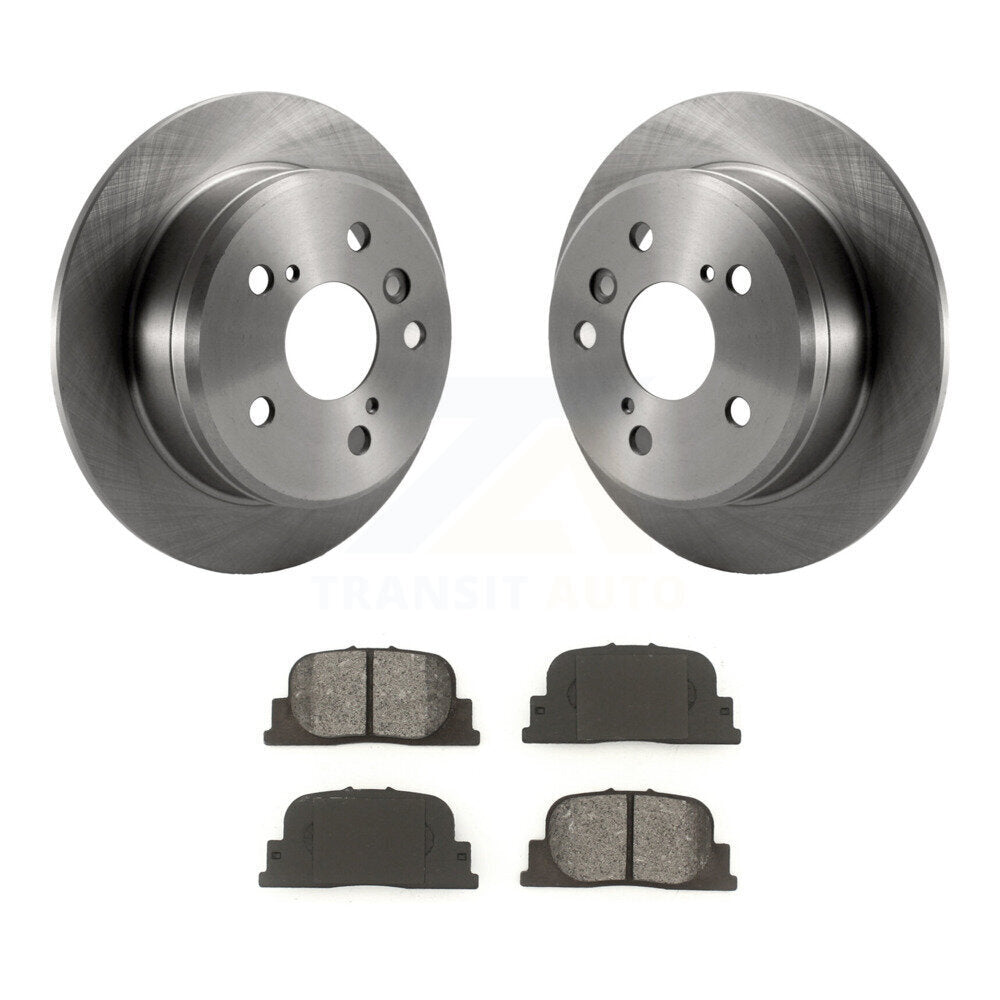 Kit de rotors de frein à disque arrière et plaquettes semi-métalliques pour Toyota Camry Lexus ES300