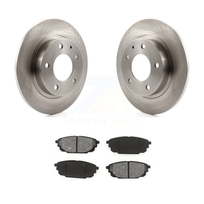 Kit de disques de frein à disque arrière et plaquettes semi-métalliques pour Mazda Protege Protege5