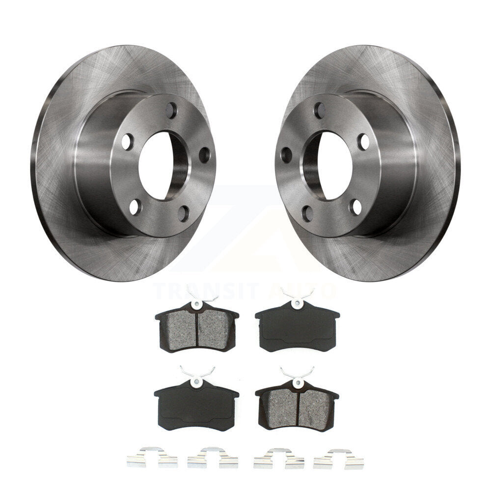 Kit de disques de frein à disque arrière et plaquettes semi-métalliques pour Volkswagen Passat Audi A6