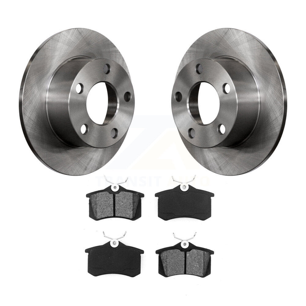 Kit de disques de frein à disque arrière et plaquettes semi-métalliques pour Volkswagen Passat Audi A6