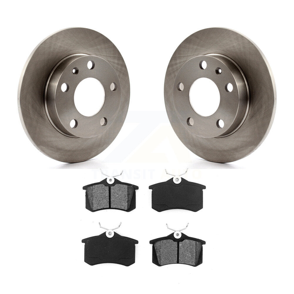 Kit de disques de frein à disque arrière et plaquettes semi-métalliques pour Audi A4 Quattro K8S-10171