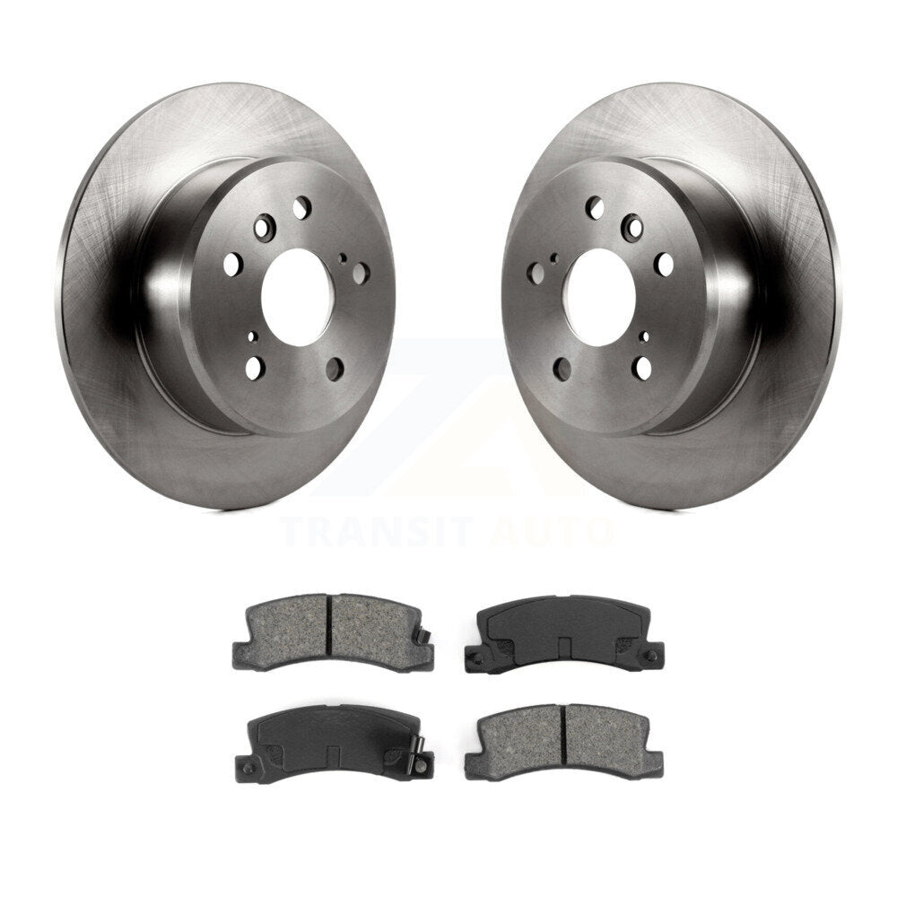 Rotor de frein à disque arrière et Kit de plaquettes semi-métalliques pour Lexus Toyota Camry RX300 ES30
