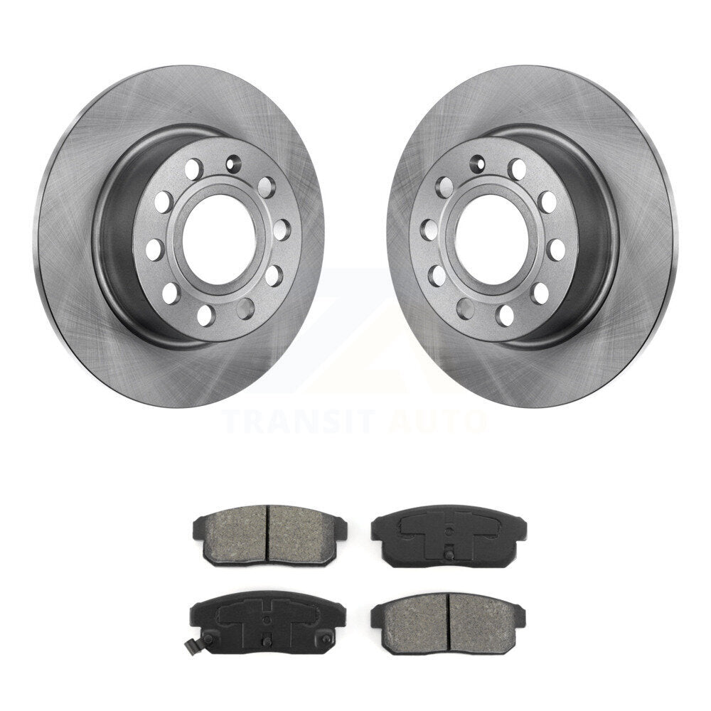 Rotor de frein à disque arrière et Kit de plaquettes semi-métalliques pour Nissan Maxima INFINITI I35 I3