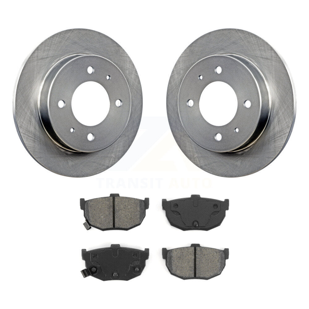 Kit de disques de frein à disque arrière et plaquettes semi-métalliques pour Hyundai Elantra Tiburon