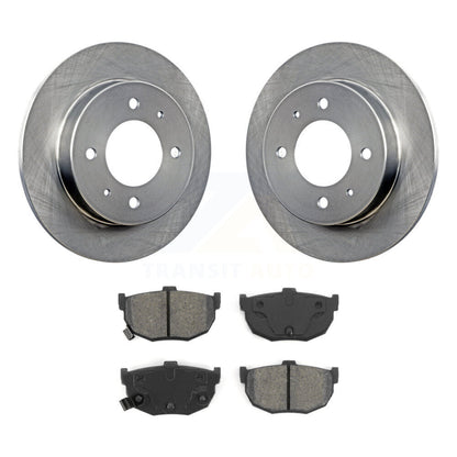 Kit de disques de frein à disque arrière et plaquettes semi-métalliques pour Hyundai Elantra Tiburon