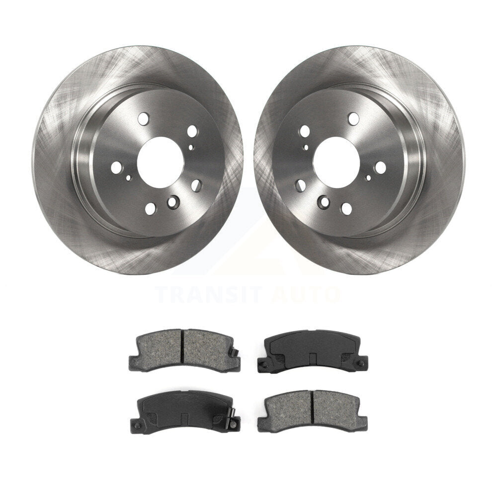 Kit de disques de frein à disque arrière et plaquettes semi-métalliques pour Lexus RX300 AWD 1999-2003
