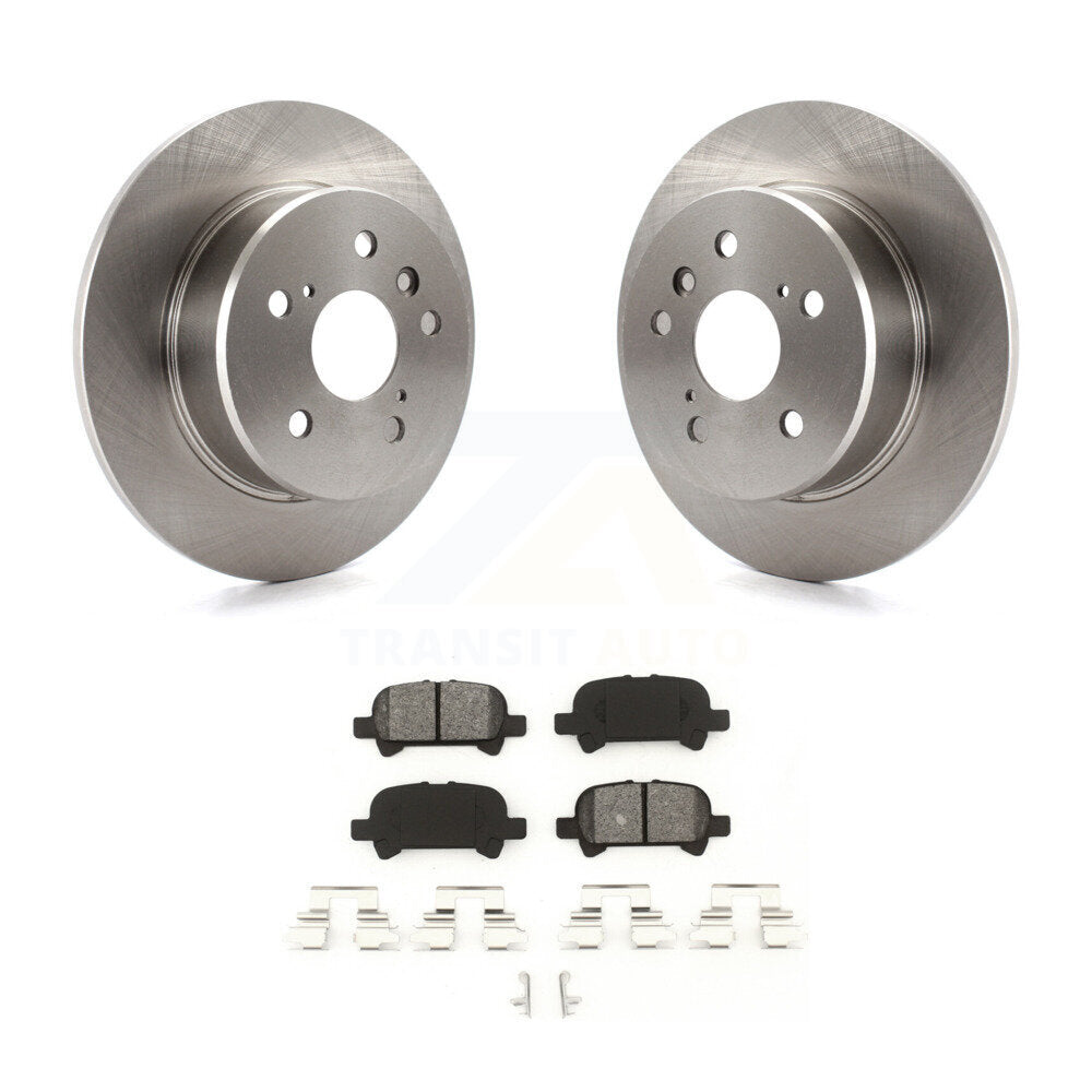 Kit de disques de frein à disque arrière et plaquettes semi-métalliques pour Toyota Avalon 2000-2004