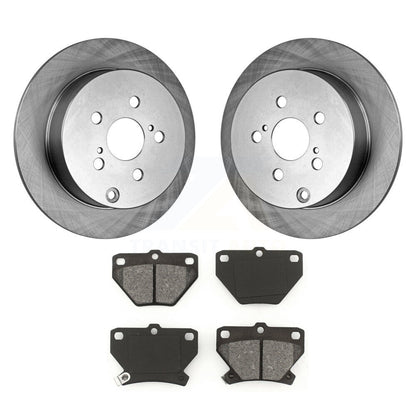 Rotors de frein arrière et Kit de plaquettes semi-métalliques pour Toyota Matrix Corolla Pontiac Vib