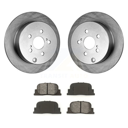 Kit de disques de frein à disque arrière et plaquettes semi-métalliques pour Scion tC 2005-2010