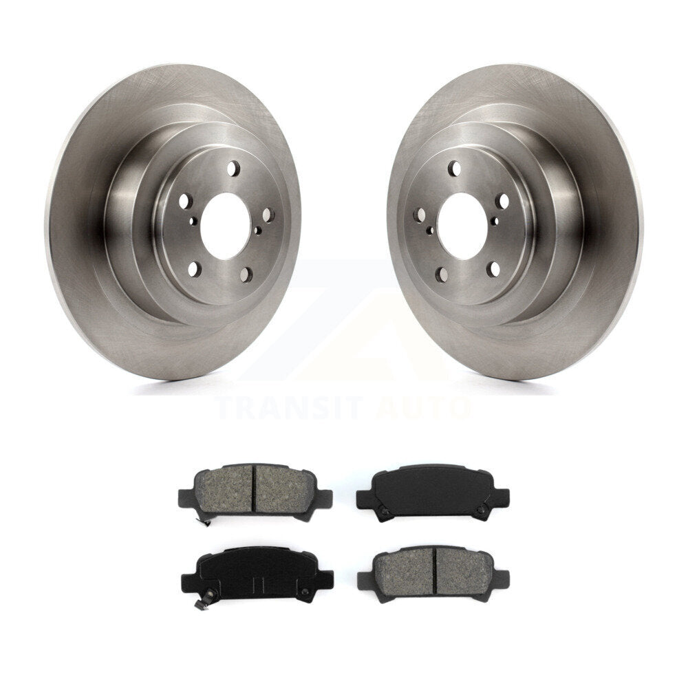 Kit de rotors de frein à disque arrière et plaquettes semi-métalliques pour Subaru Outback Legacy Baj