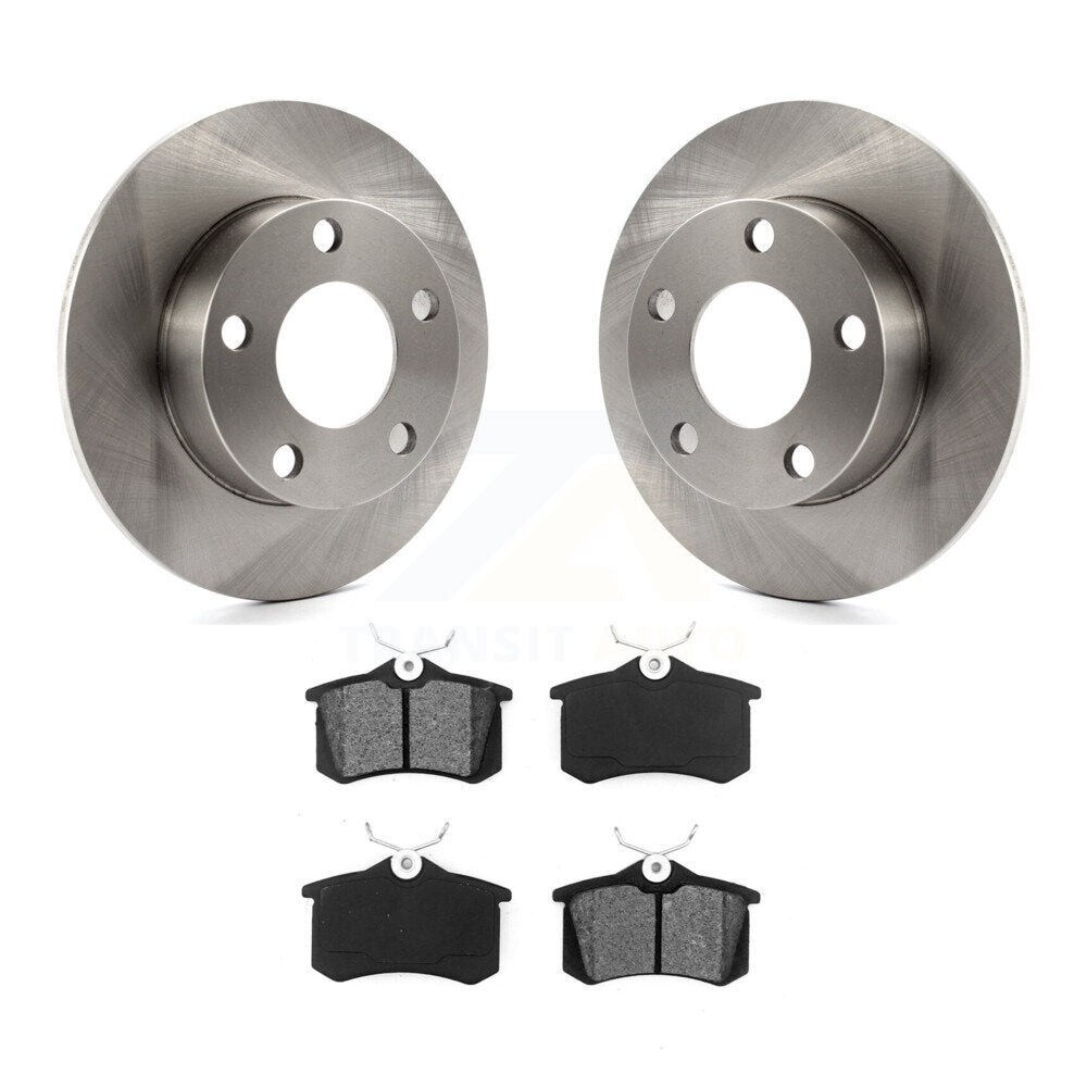 Kit de rotor de frein arrière et de plaquettes semi-métalliques pour Volkswagen Passat Audi A4 Quattr