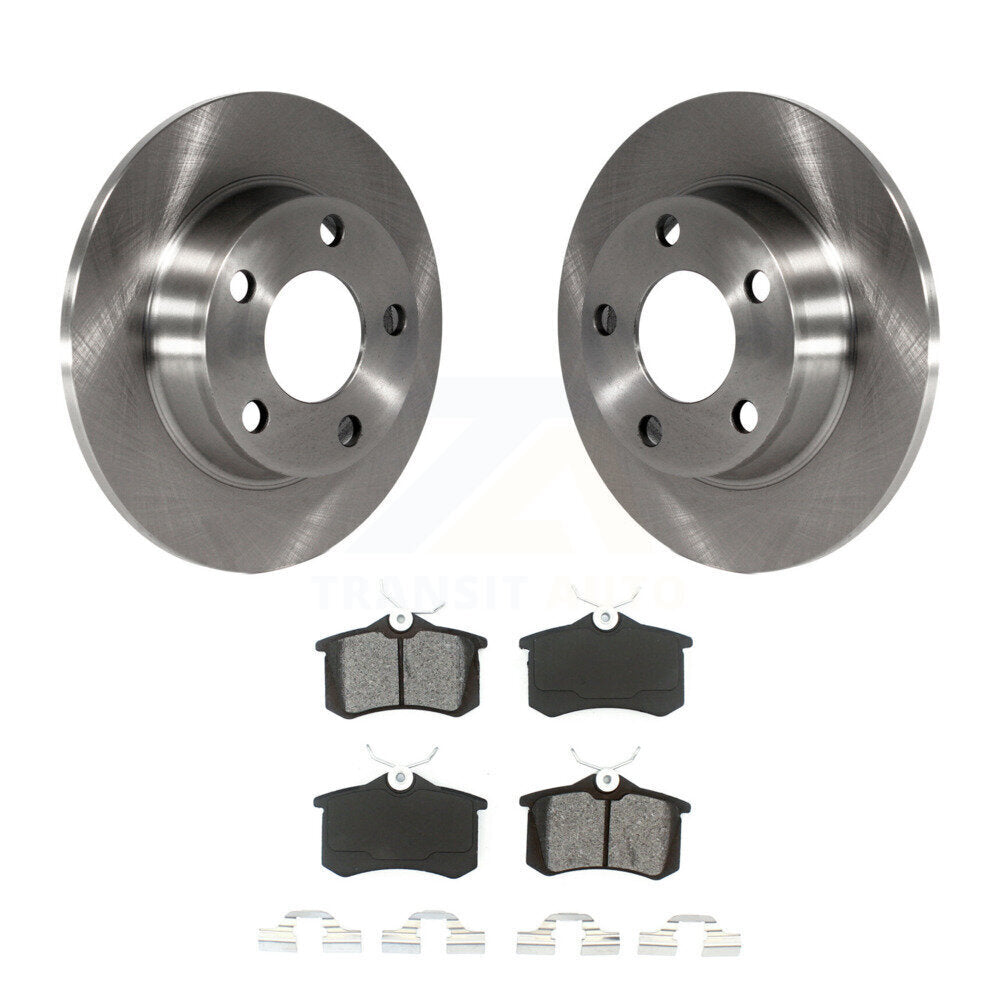 Kit de disques de frein à disque arrière et plaquettes semi-métalliques pour Audi A6 Quattro Allroad