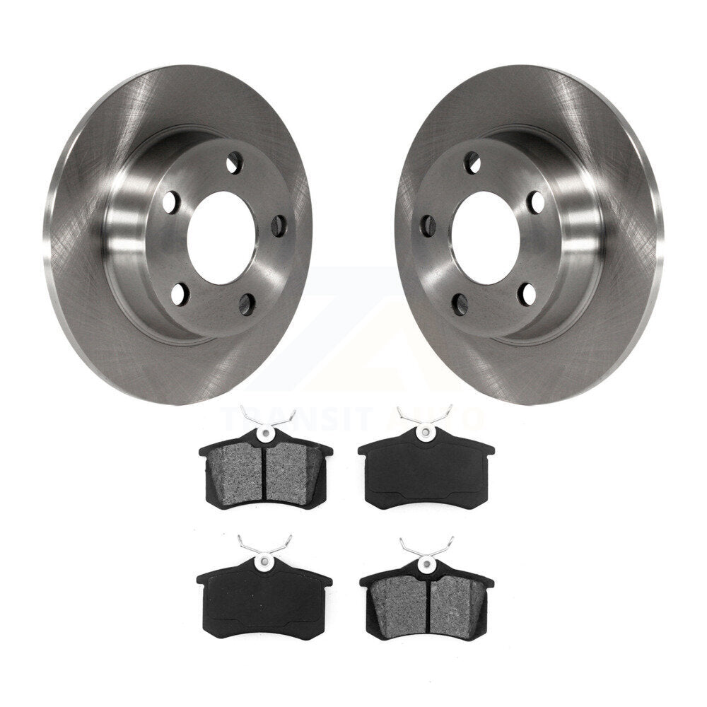 Kit de disques de frein à disque arrière et plaquettes semi-métalliques pour Audi Allroad Quattro A6