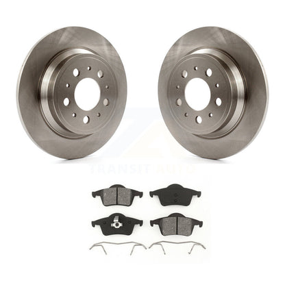 Kit de rotors de frein à disque arrière et plaquettes semi-métalliques pour Volvo S60 XC70 V70 S80